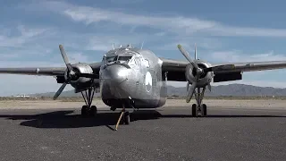 Fairchild C-119 Flying Boxcar from the movie Flight Of The Phoenix | in 4K