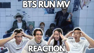 BTS (방탄소년단) 'RUN' Official MV REACTION!!