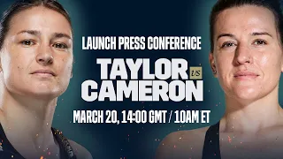 Katie Taylor vs. Chantelle Cameron Launch Press Conference