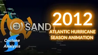 2012 Atlantic Hurricane Season Animation
