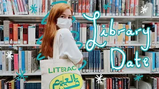 going to the library for the first time in 2 years 💙 a vlog