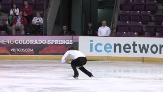 2015 ISU Jr. Grand Prix - Colorado Springs Men Free Skate Wayne Wing Yin CHUNG HKG