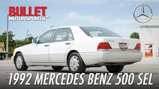 1992 Mercedes Benz 500SEL | 4K l Bullet Proof Glass!