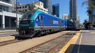 Special Railfanning San Diego at Santa Fe Depot! Feat. MTS, Coaster, and MUCH MORE!!