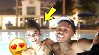 THINGS GOT PERSONAL LATE NIGHT AT THE POOL WITH HER ! 🤯