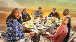 Extremely embarrassing ourselves during Luxurious breakfast with Nebz & Nyathira and Friends.