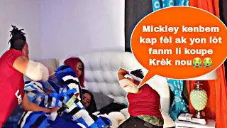 PRANK | MICKLEY KOUPE KRÈK MWEN KAP PLUMEN AK LÒT FANM | PAP FÈ PRANK ANKÒ