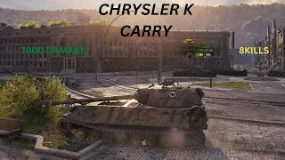 CHRYSLER K GF Solo Carry-7000Damage l World of Tanks