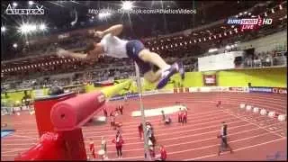 Renaud Lavillenie 6.04m, 4 time indoor european champion (Praha 2015)