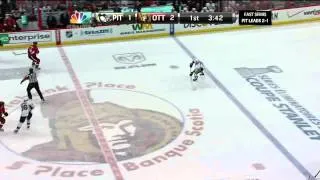 Kyle Turris backhand rebound goal 2-1 May 22 2013 Pittsburgh Penguins vs Ottawa Senators NHL Hockey