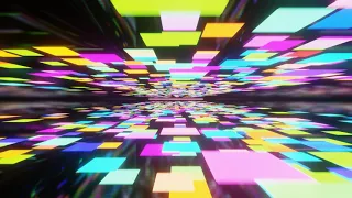 rainbow color vj loop abstract background video