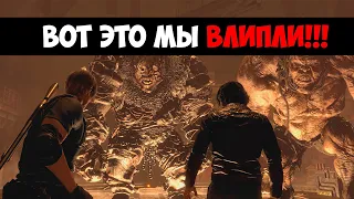 Resident Evil 4 Remake - Библиотека с Безумными Рыцарями, Взрыв Шахты, Пещерные Великаны (Часть 4)