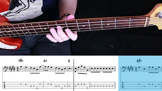 Beatles - Nowhere Man (Bass cover with tabs)