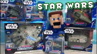 Star Wars Micro Galaxy Squadron Ships Complete Series 1 Toy Unboxing!