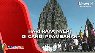 Umat Hindu di Yogyakarta Peringati Hari Raya Nyepi di Candi Prambanan