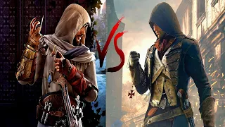 AC Mirage VS AC Unity - Top 10 Best Stealth Kills