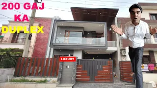 200 SqYard Duplex House Design | 4 BHK Duplex House in 200 Gaj | Beautiful House Tour