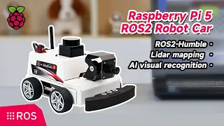 The first Raspberry Pi 5 robot car makes a strong debut, proficient in AI vision and SLAM gameplay!