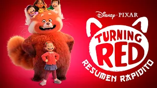 LA HISTORIA DE UN FURRO ADOLESCENTE | TURNING RED (PIXAR) | RESUMEN RAPIDITO