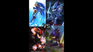 Sonic vs Neo Metal Sonic vs Shadow Vs Mecha Sonic (all Base Form)