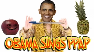 BARACK OBAMA SINGING PPAP CHALLENGE (Piko-Taro - PEN PINEAPPLE APPLE PEN)