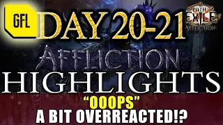 Path of Exile 3.23: AFFLICTION DAY # 20-21 "OOPS", A BIT OF A OVEREACTION, RIPS and more...