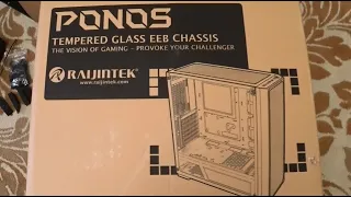 RAIJINTEK PONOS MS [0R20B00154] case unboxing and review for EEB motherboard