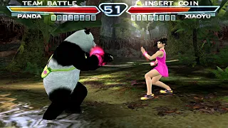 Tekken 4: 2x Team Battle Mode [Very Hard] Part 133 - PC PS2 PCSX2 [1080p to 2160p 4k] #133