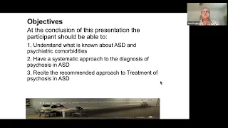 Diagnosis and Treatment of Psychosis in Autism Spectrum Disorder 3/24/23