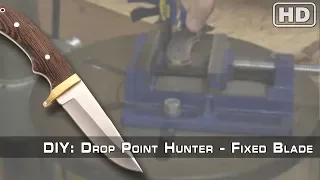 How To Build: The Drop Point Hunter Knife Kit by KnifeKits.com