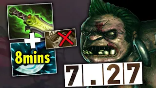 7.27 PUDGE Combo ETHEREAL BLADE + 8mins Blink Dagger Absolutely No Mercy | GENIUS PUDGE