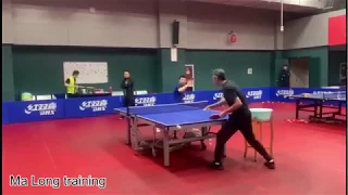 Ma Long training at Chengdu (Men World Cup 2019)