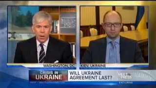 Ukraine PM: Putin Wants to Revive Soviet Union