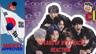 7 years of BTS's crack #bts #btsreaction #btsarmy
