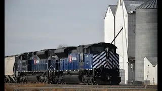 Montana Rail Link - First Subdivision - Laurel, Montana - 25 November 2017 - Reel 1