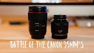 Canon EF 35mm 1/1.4 L ii vs Canon RF 35mm f/1.8 IS Macro - Closer than you think!
