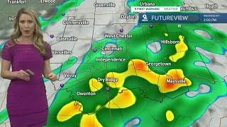 Cincinnati weather: Showers, possible thunderstorms Wednesday afternoon