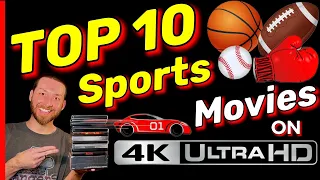 TOP 10 Great Sports Movies on 4K UltraHD Blu Ray! AMAZING MUST OWN 4K’s You Need In Your Collection!