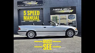 Sold! 1998 BMW E36 328I Convertible Vert Titanium silver 5 speed manual transmission.