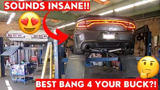 MUFFLER DELETE 2020 DODGE CHARGER SCAT PACK! SOUNDS INSANE!!