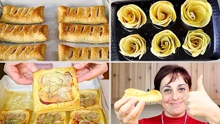 3 Potatoes and Puff Pastry Recipes - 3 quick and easy ideas