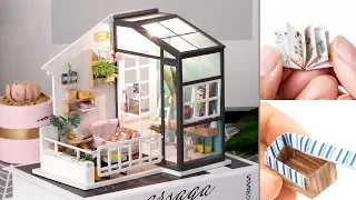 DIY Miniature Dollhouse Kit || Balcony Daydreaming ( ROLIFEOFFICIAL) - Relaxing Satisfying Video