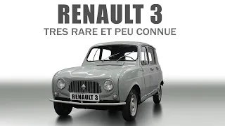 RENAULT 3  / Une voiture TRES RARE et PEU CONNUE. La maman de la R4 !!