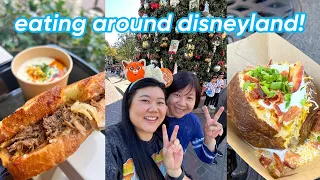 family disney day, trying tiana's palace + eating in LA!