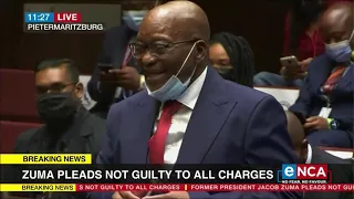Zuma corruption trial |  Zuma enters not guilty plea