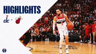 Highlights: Washington Wizards win at Miami Heat | 03/10/24