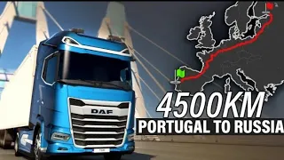 ETS2 Longest Delivery ( Lisbon to saint Petersburg) Portugal to Russia ll EURO TRUCK SIMULATOR 2