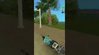 Gun firing on bike in gta vice city #shorts #viral #trending