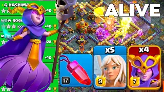 After Update Powerhouse: TH16 Super Witch Crushing Legend League Attacks! Clash of Clans