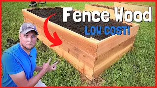 How To Build a Raised Garden Bed Using Fence Pickets | Really Easy and Cost Effective!